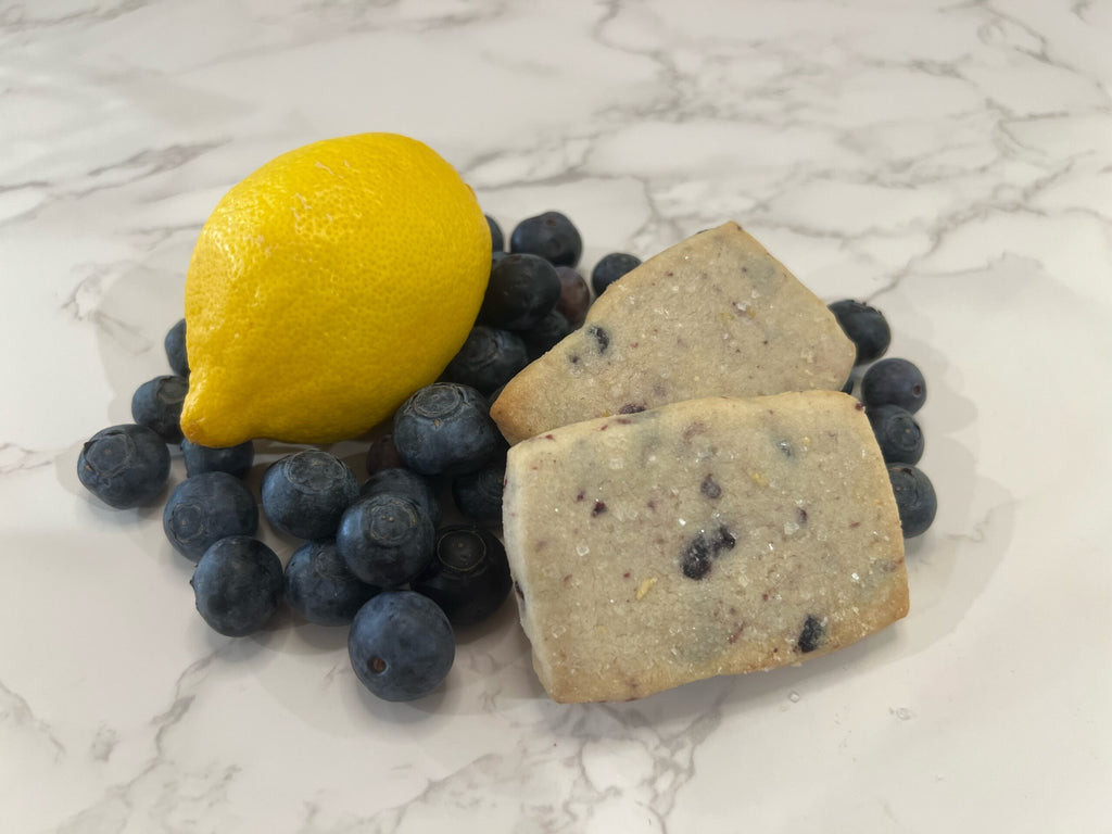 Gluten Free Lemon Blueberry Shortbread