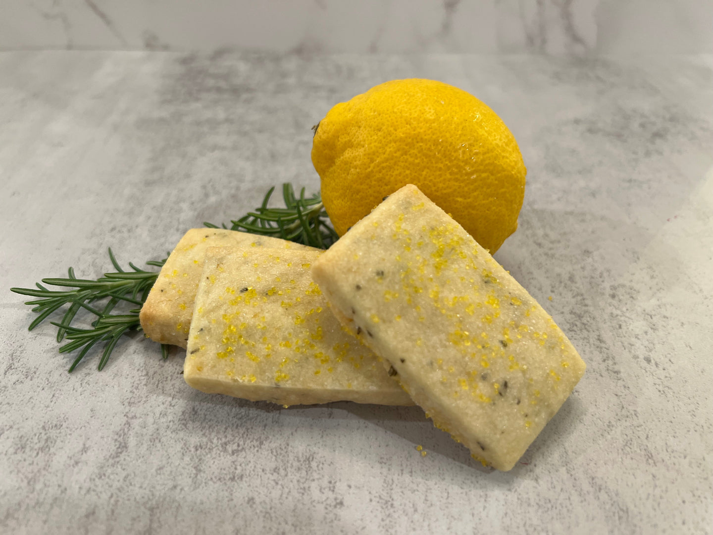 Lemon Rosemary Shortbread