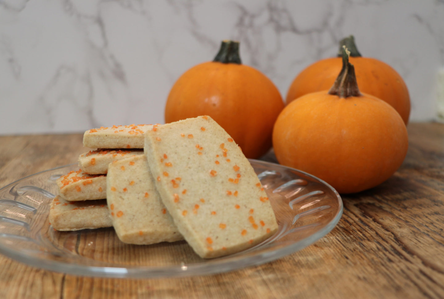 Gluten Free Pumpkin Spice Shortbread